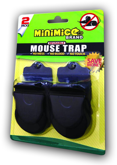 Minimice Mouse Trap - Plastic (401x543), Png Download