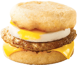 Sausage Mcmuffin® With Egg - Sausage Mcmuffin (380x380), Png Download