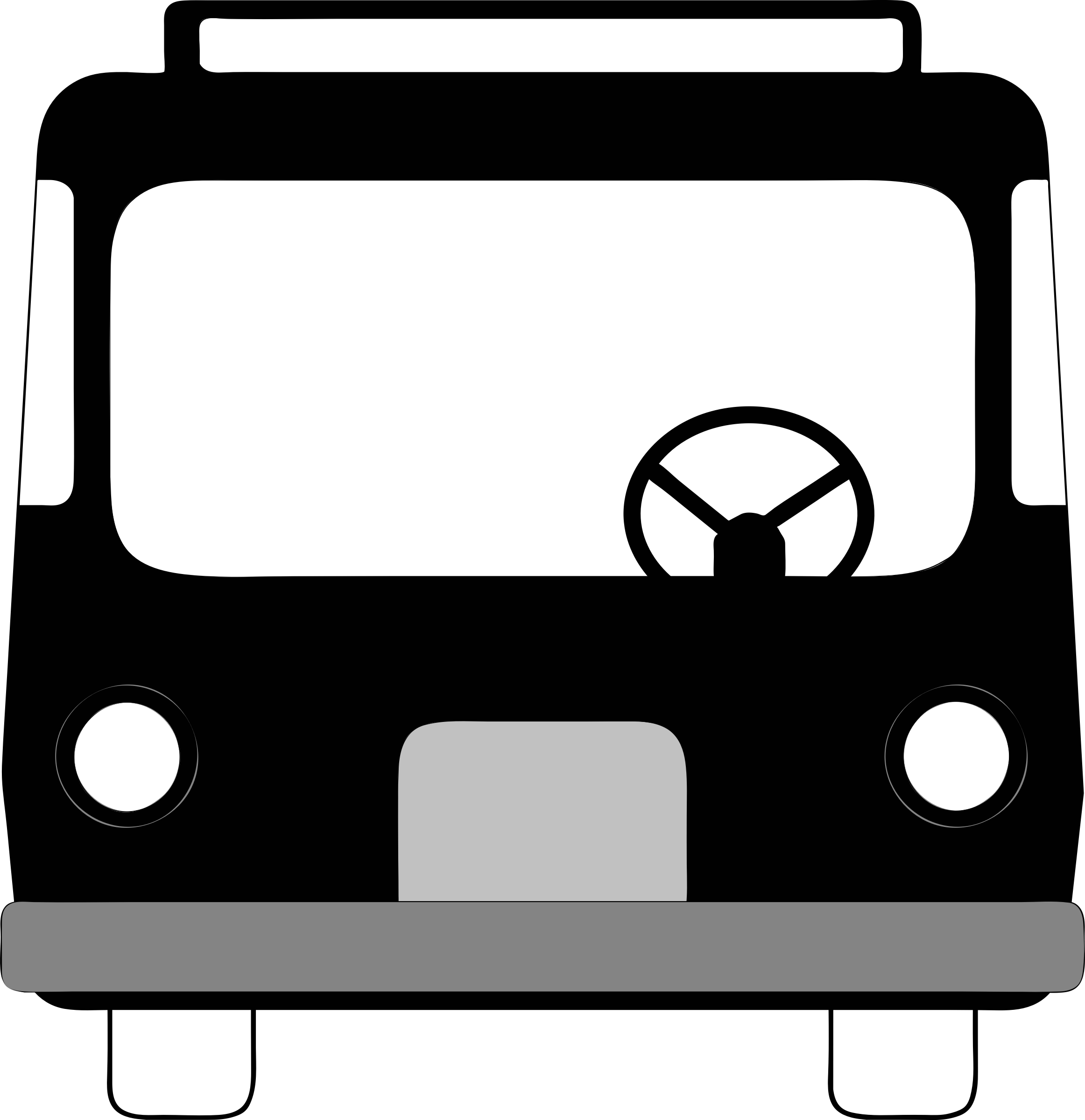 Bus Front View Png Clip Arts - Bus Front View Clipart (581x600), Png Download