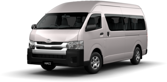 Hiace Super Long Wheelbase Commuter Bus French Vanilla - Slwb Toyota Hiace Van (768x432), Png Download