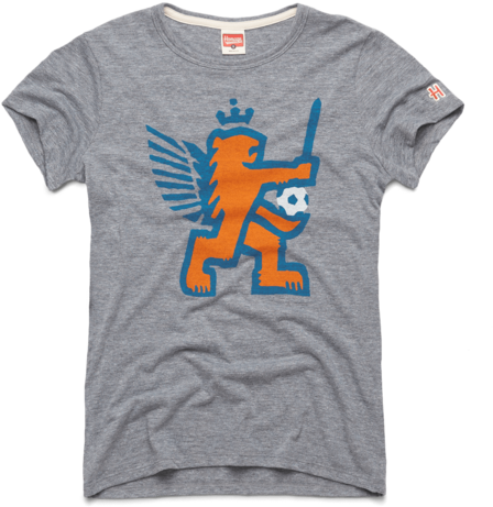 Women's Blue And Orange Fcc Vintage Tee - Fc Cincinnati (720x720), Png Download