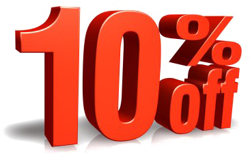 10 Percent Off Png Pic - 10% Off (445x270), Png Download