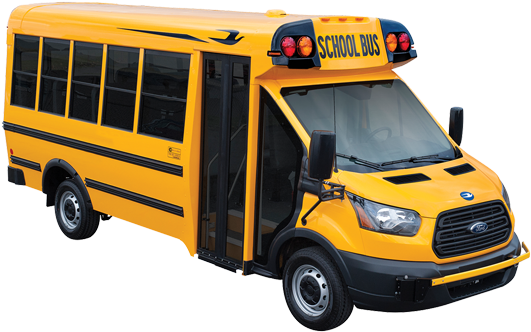 Tilt & Cruise - Mini Bluebird School Bus (600x450), Png Download