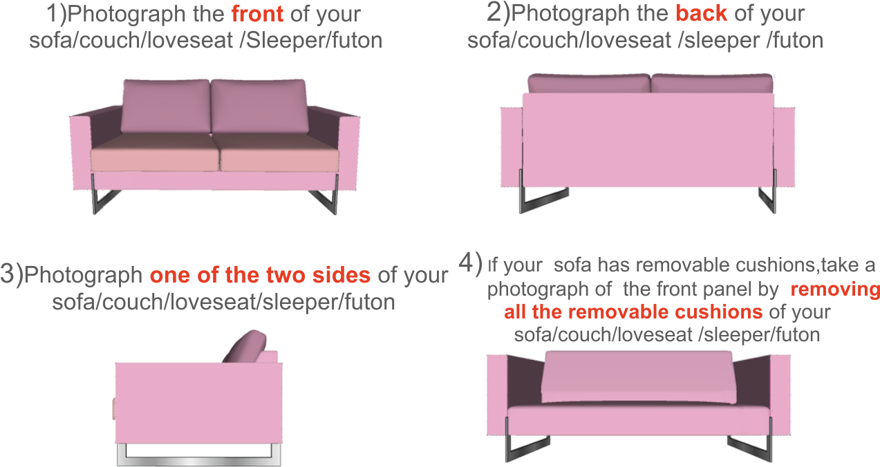Tailor Made Couch Slipcovers Tutorial - Table (1500x821), Png Download