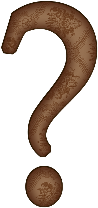 Question-mark - Chocolate (800x800), Png Download