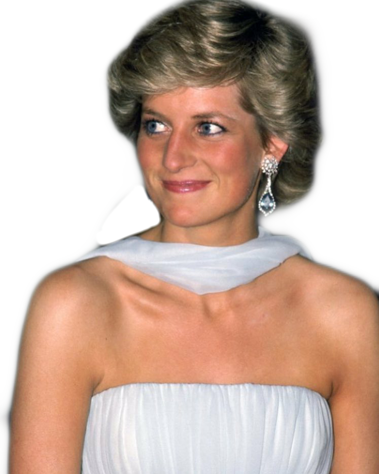 Report Abuse - Princess Diana Aquamarine (747x934), Png Download