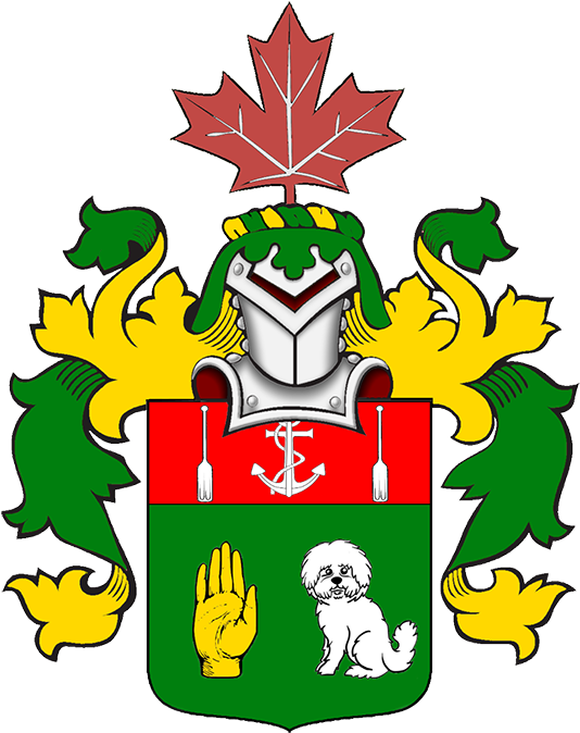 Armorial Achievement For Brian Mino - Crest (600x710), Png Download