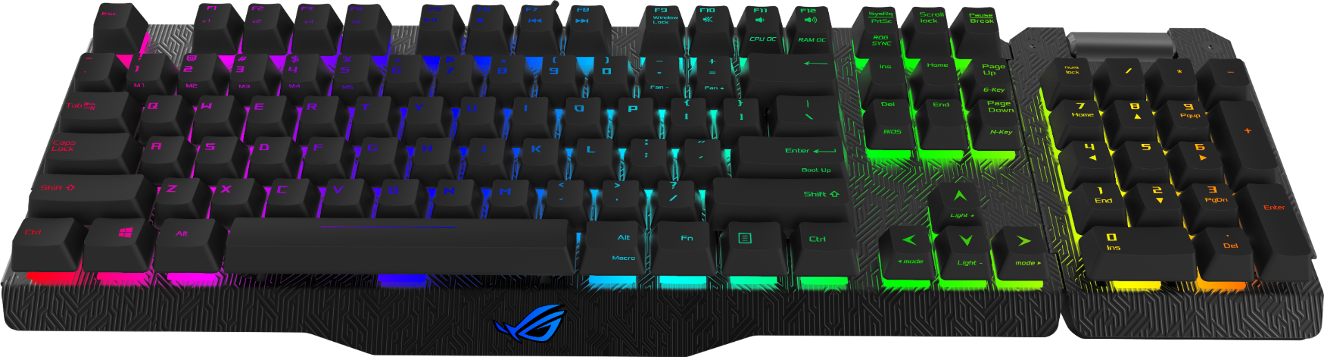 Rog-claymore 01 - Asus Rog Claymore (1920x518), Png Download