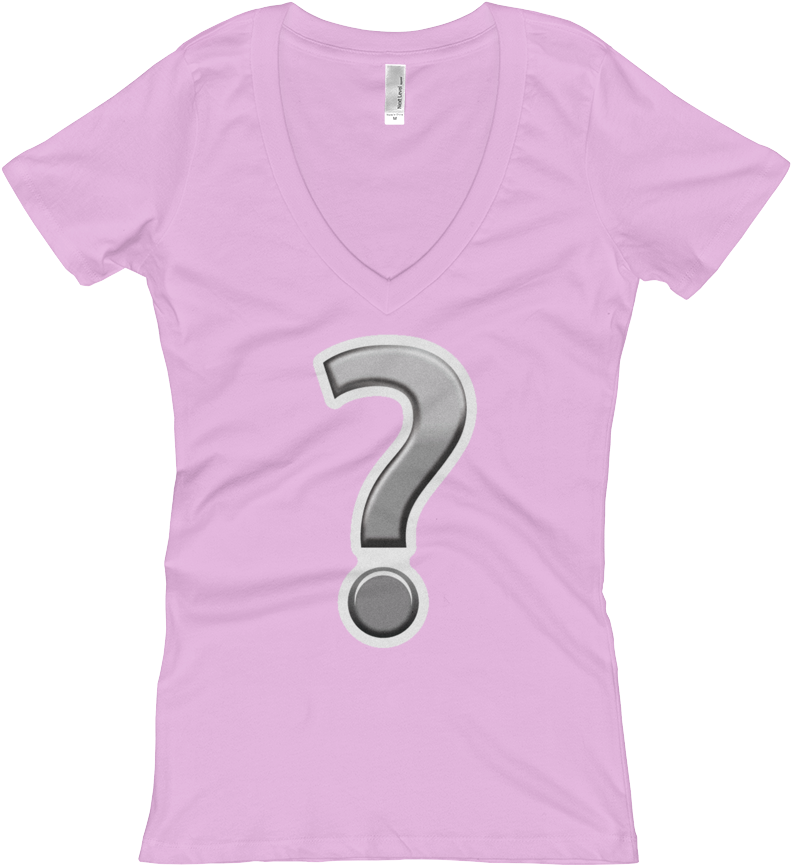 Women's Emoji V Neck - Number (1000x1000), Png Download