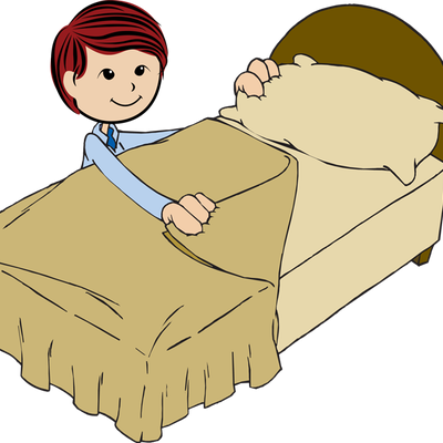 Best Of Batman V Superman Hd Wallpaper Make A Bed Clipart - Make The Bed Cartoon (400x400), Png Download