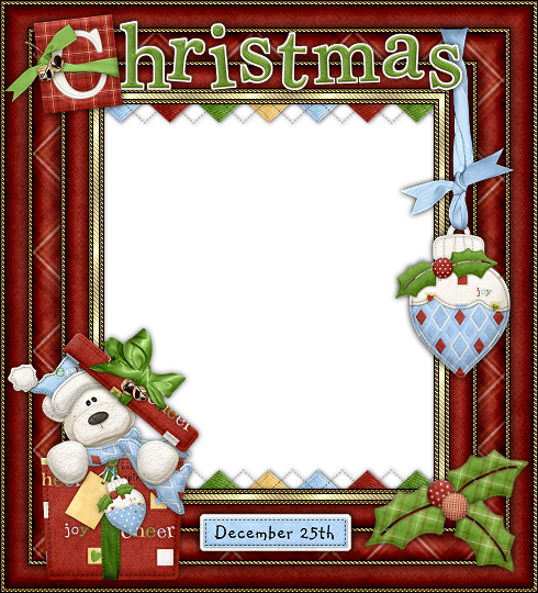 Title= - Marcos Para Fotos De Navideñas (490x540), Png Download