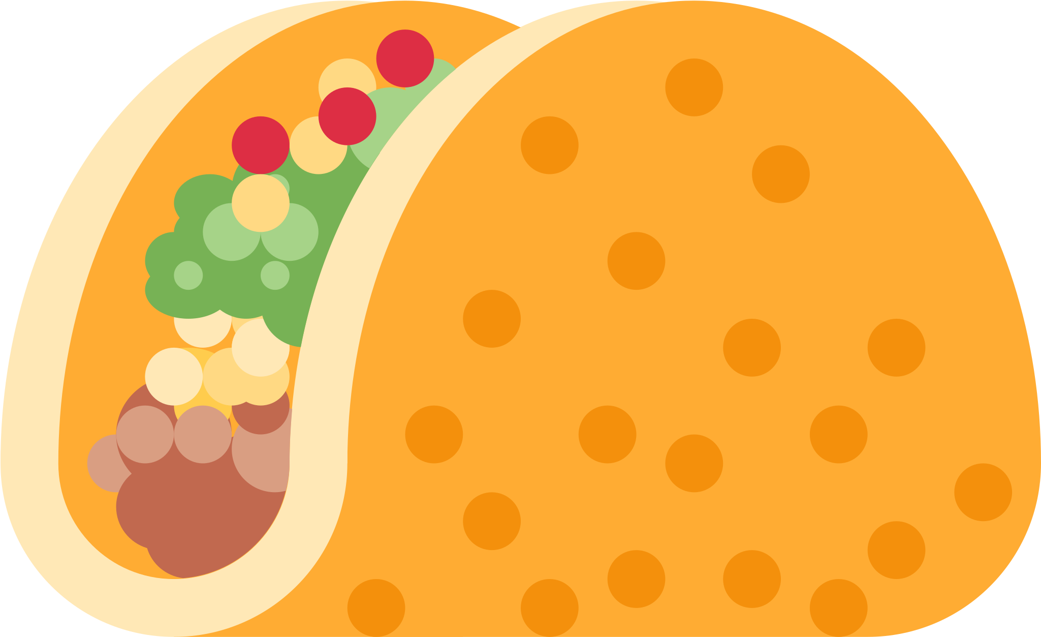 Taco Sticker By Twitterverified Account - Taco Twitter Emoji (2048x2048), Png Download