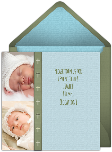 Religious Photo Frame Online Invitation - Baby Move White | Therapeutically Baby Movement Spring (650x650), Png Download
