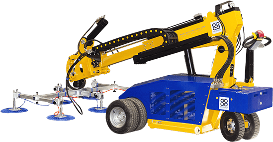 The Vector 800 Is Designed To Allow A Glaziers To Unload, - Quattrolift (600x325), Png Download