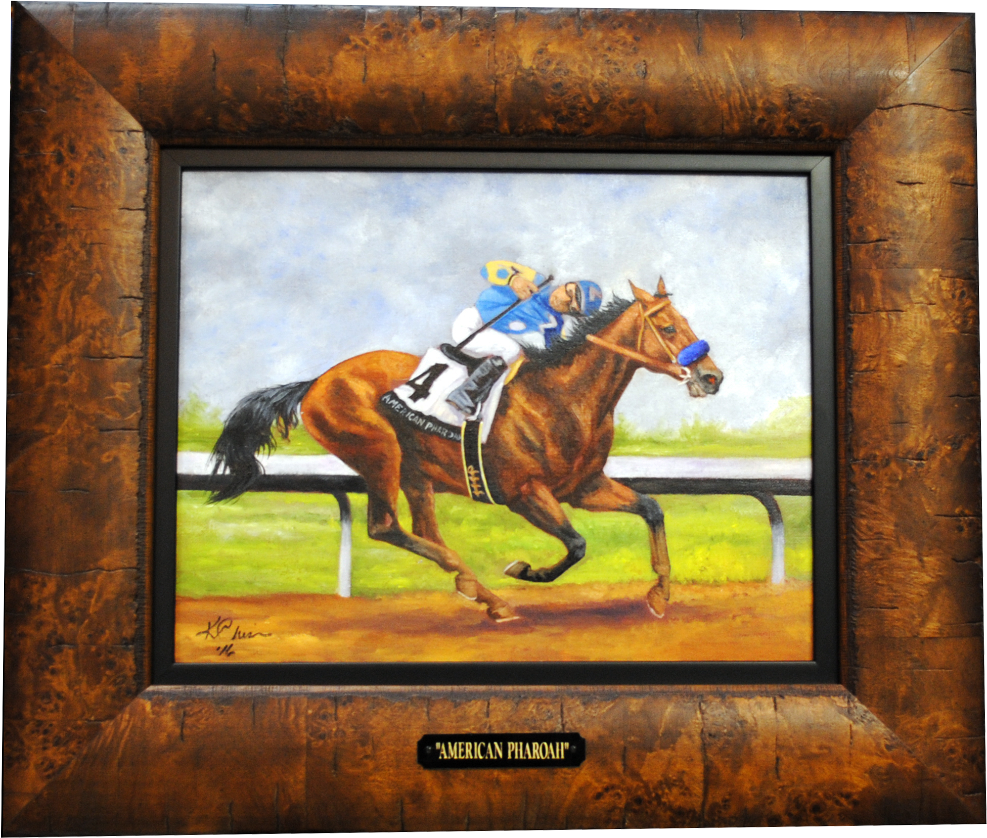 "american Pharaoh 1" Size - Picture Frame (2128x1816), Png Download