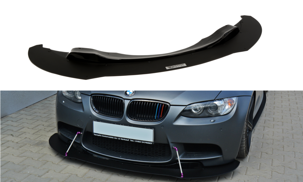 Front Racing Splitter Bmw M3 E92 / E93 - Bmw M3 E 92 (1000x1000), Png Download