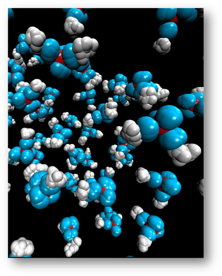 Each Set Of Overlapping ''classical'' Water Molecule - Illustration (722x895), Png Download