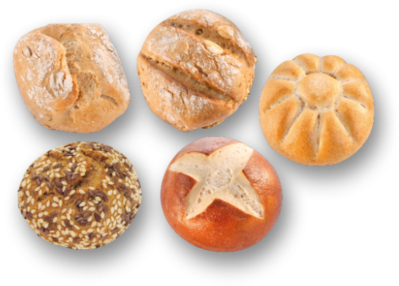 Organic Mini Bread Roll Classic Mix - Soul Cake (940x587), Png Download