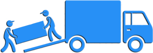 Service Icon - Stick Figure Delivery (576x576), Png Download