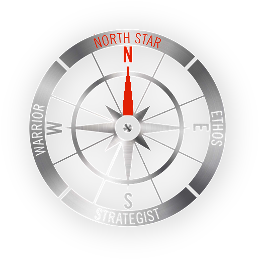 The North Star Compass (585x586), Png Download