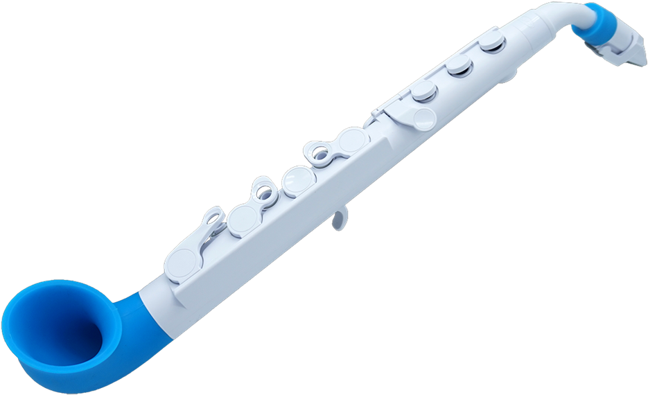 401691 0 - Nuvo N510jwbl Jsax Plastic Saxophone White,blue (1024x768), Png Download