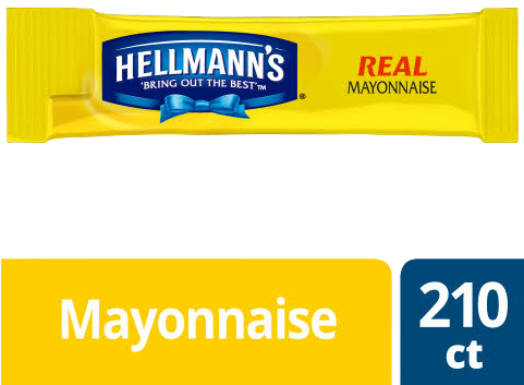 Hellmann's® Mayonnaise Stick Packets Real - Hellmann's Real Mayonnaise 64 Oz (480x480), Png Download