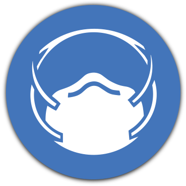 Masks Clipart South African - Safety Sign Mast (400x400), Png Download