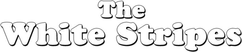 White Stripes Band Logo Png (800x310), Png Download