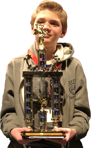 The 2018 Regional Spelling Bee Champion Is Garrett - Mont Harmon Middle School (300x500), Png Download