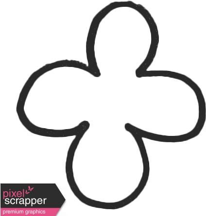 Autumn Art Doodle Brush - Cross (456x456), Png Download