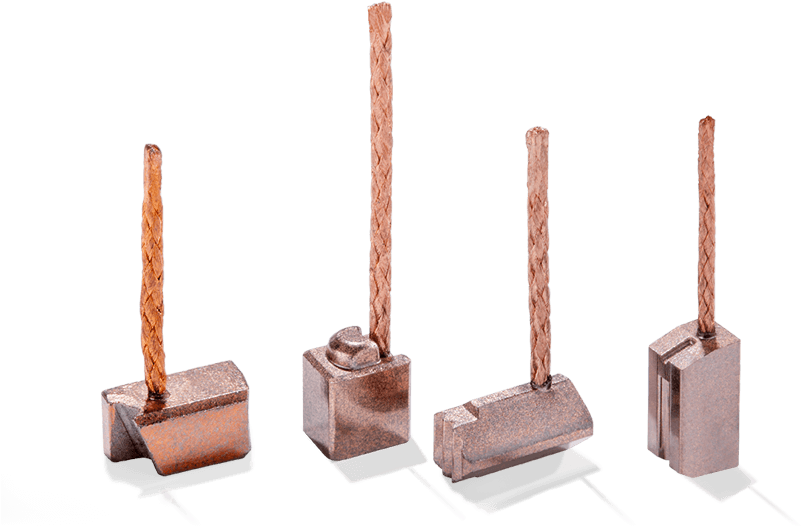 Carbon Brushes For Electric Motors - Escobillas De Un Motor Electrico (851x553), Png Download