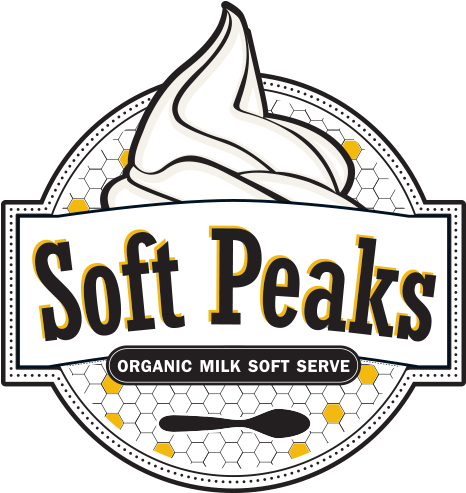 Organic Milk Ice Cream - Soft Peaks Ice Cream Logo (500x500), Png Download