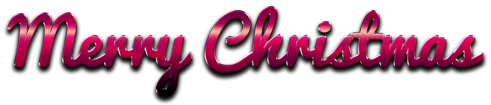 Merry Christmas Word Art Png Pic - Art (1627x341), Png Download