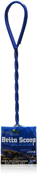 Deep Blue Professional Betta Scoop Fish Net 2 By 2-inch - Chain (139x570), Png Download