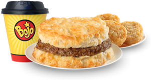 Combo Sausage Biscuit - Junk Food (600x600), Png Download