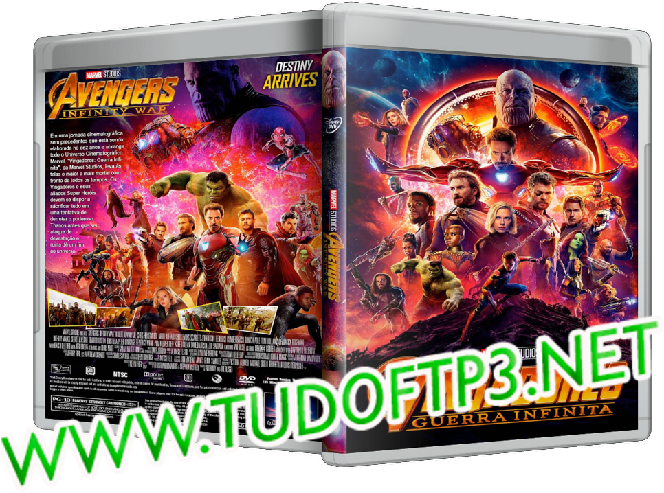 Vingadores 3 Guerra Infinita Dvd-r Oficial - Vingadores Guerra Infinita 3d Blu Ray (1024x768), Png Download