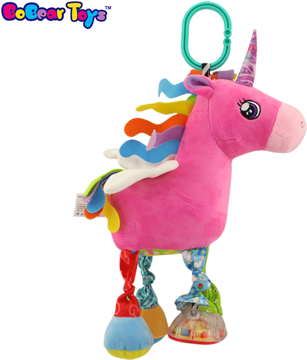 Bobeartoys Soft Cartoon Pony Animal Unicorn Plush Hanging - Stuffed Toy (750x750), Png Download