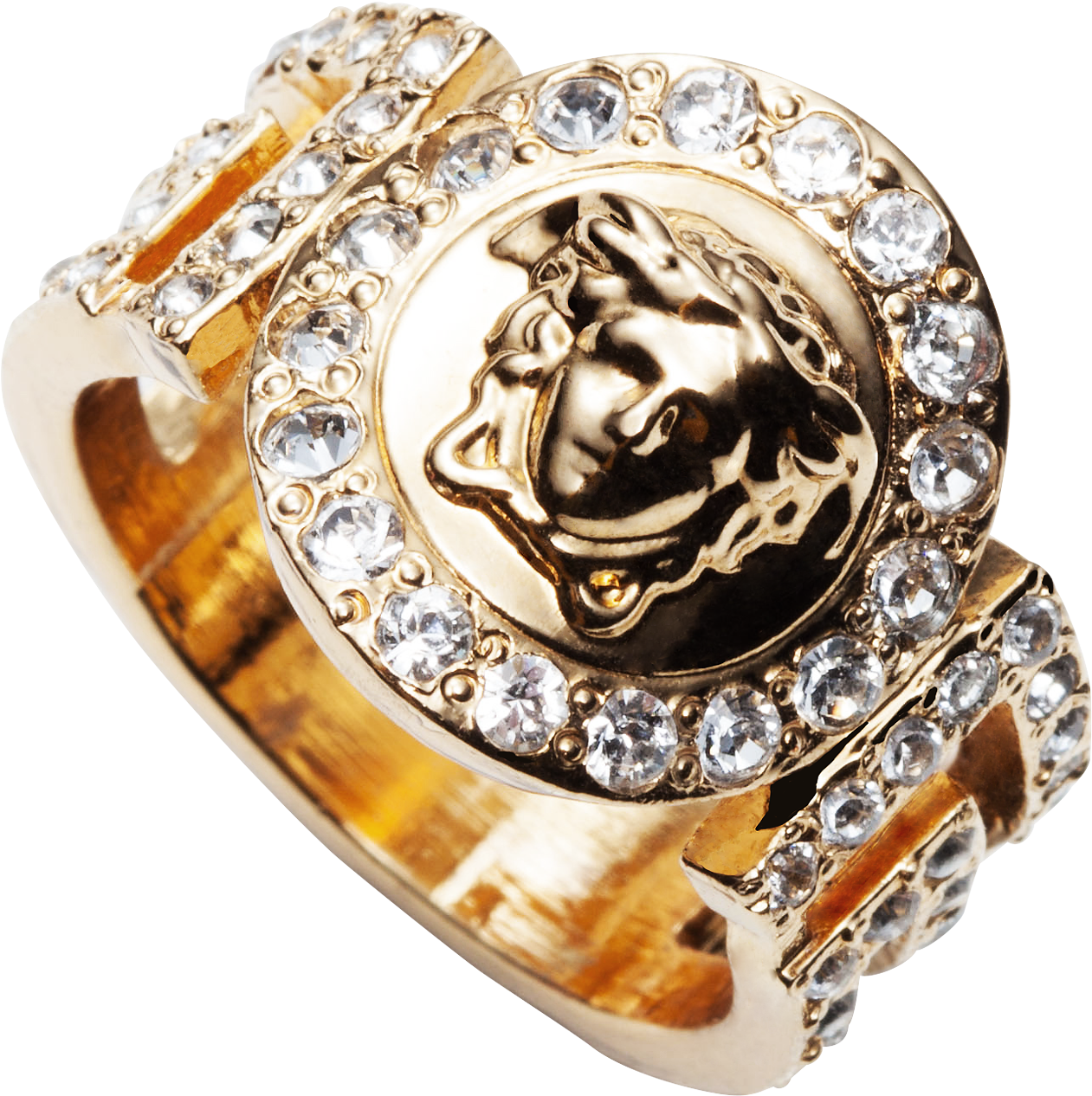 Icon Medusa Ring - Versace Ring For Women (1425x2000), Png Download