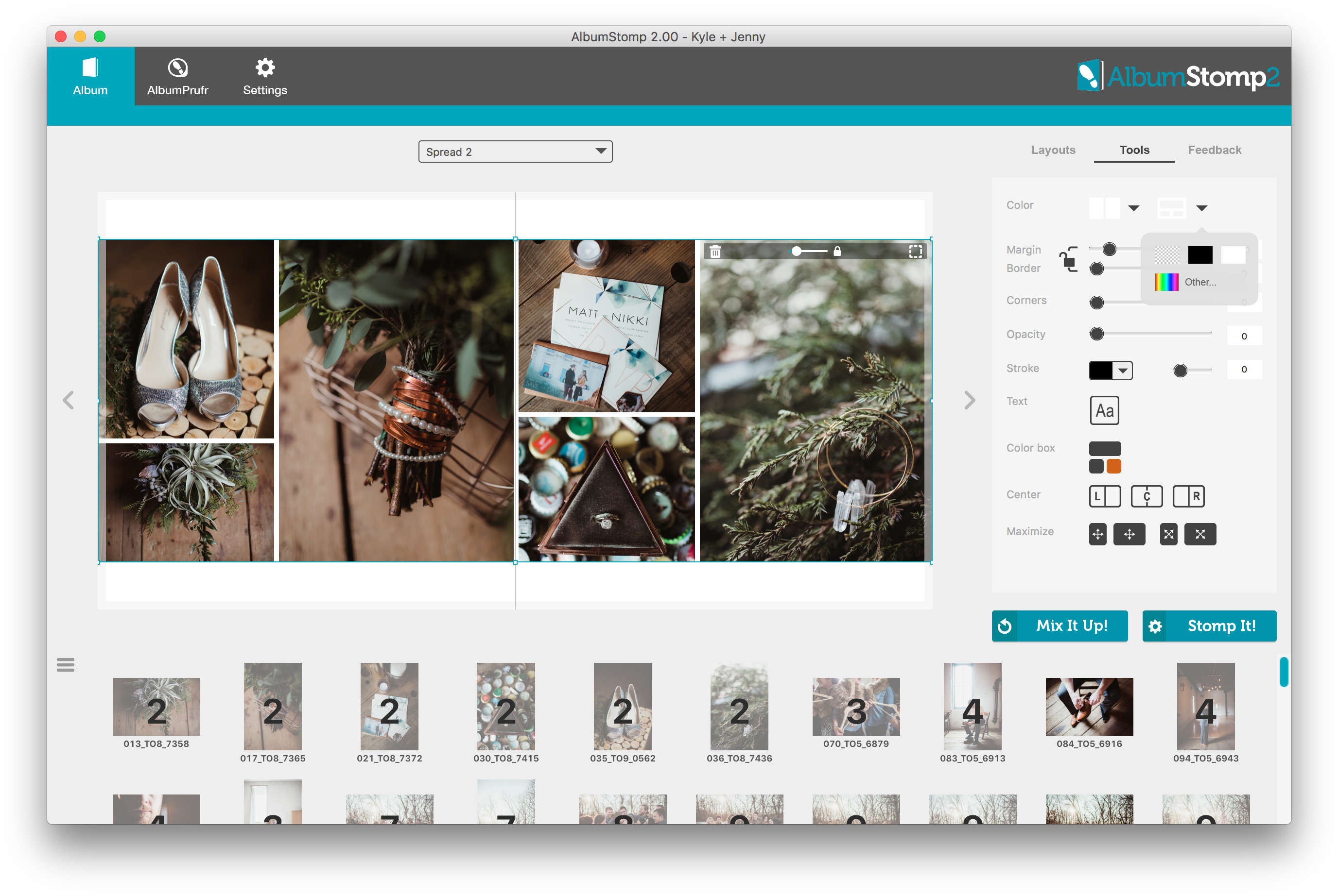 All Stomp Groups Border/margin Colour In Your Album - Color (2784x1868), Png Download