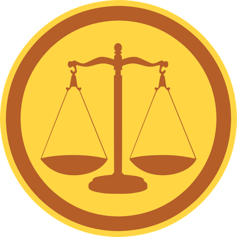 One Of The Mysteries About Libra Says It Is Linked - Scales Of Justice (480x480), Png Download