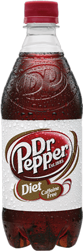 Caffeine Free Diet Dr Pepper - Caffeine Free Dr Pepper (250x500), Png Download