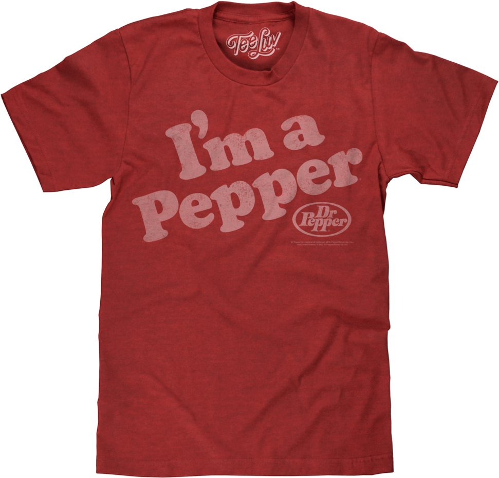Dr Pepper I'm A Pepper Men's - Dr Pepper T Shirt (999x1024), Png Download