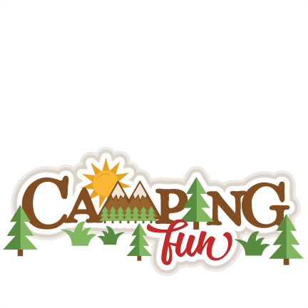 Camping Fun Title Svg Scrapbook Cut File Cute Clipart - Camping Scrapbook Clipart (432x432), Png Download