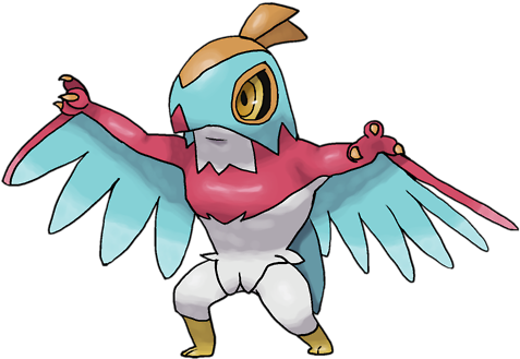 Come On, Who Doesn't Like A Luchador Bird - Luchador Bird Pokemon (500x357), Png Download