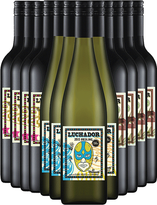 Get Wines Direct - Luchador El Diamante Clare Valley Riesling 2015 Dozen (522x667), Png Download