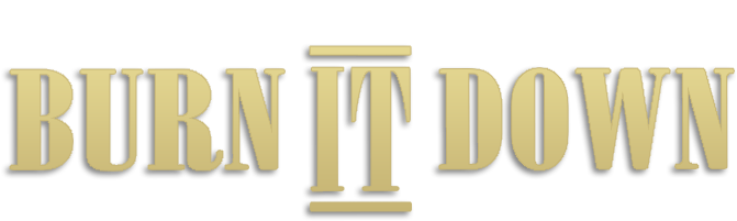 Burn It Down Photo Book - Calligraphy (720x213), Png Download