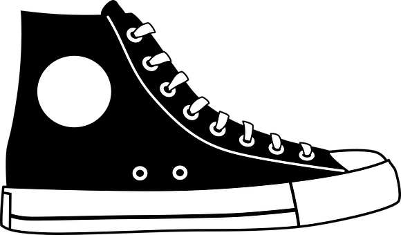 Openclipart-vectors - Pixabay - - Clip Art Shoe Png (580x340), Png Download