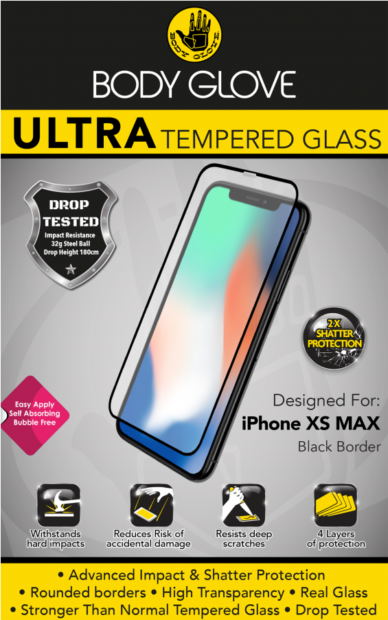 The Widest Range Of Leading Tech Brands Body Glove - Body Glove Ultra Tempered Glass Screen Protector (900x900), Png Download