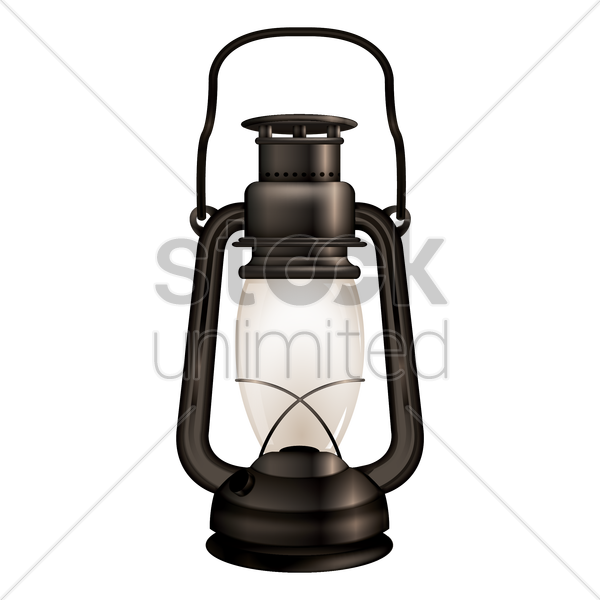 Camping Clipart Lantern Camping Kerosene Lamp (600x600), Png Download