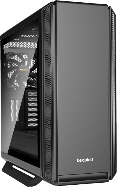 Silent Base 801 Tempered Glass, No Psu, E-atx, Black, - Quiet Silent Base 801 (700x700), Png Download